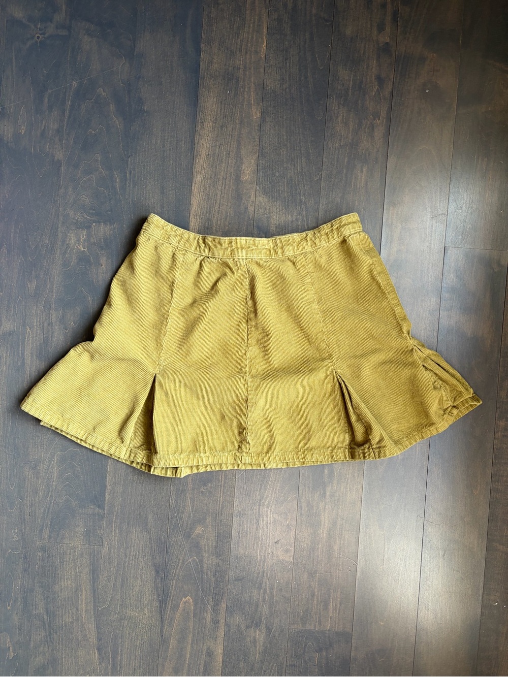 BDG Corduroy Mini Skirt Olive Green Size Large
